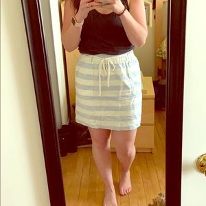 Lightweight Loft striped skirt